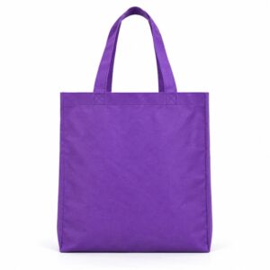 Beg tote non woven Ungu