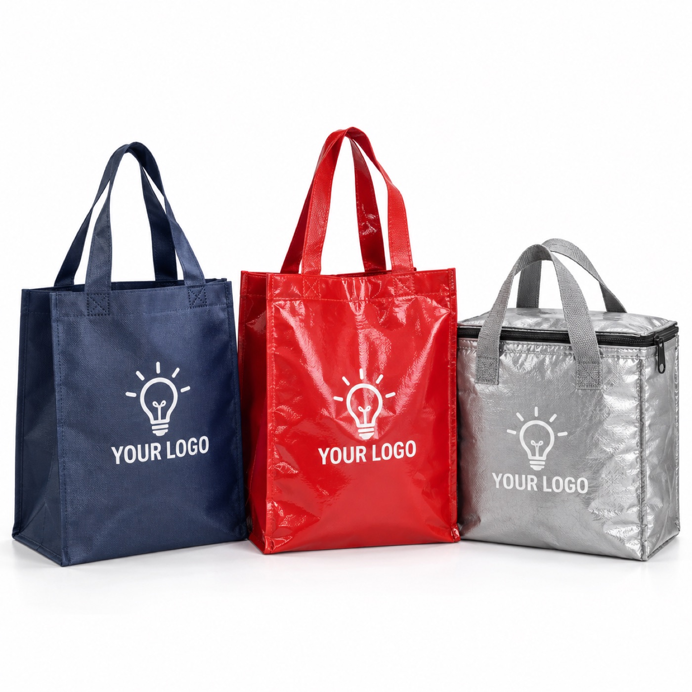 Other non-woven bag styles printed with a logo (photo)
