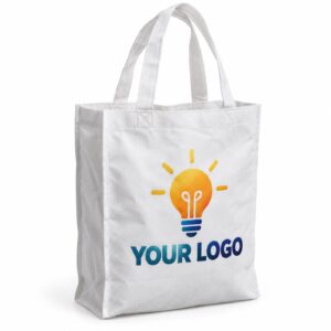 Value Buy white non-woven bag with a full-colour print (photo)