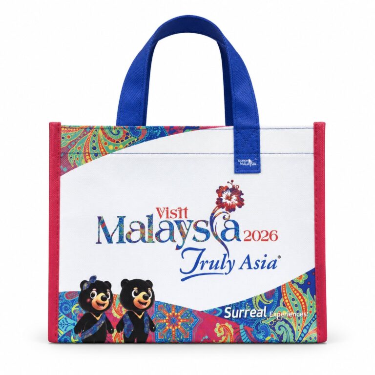 Custom printed bag made for a client (visit malaysia tote)