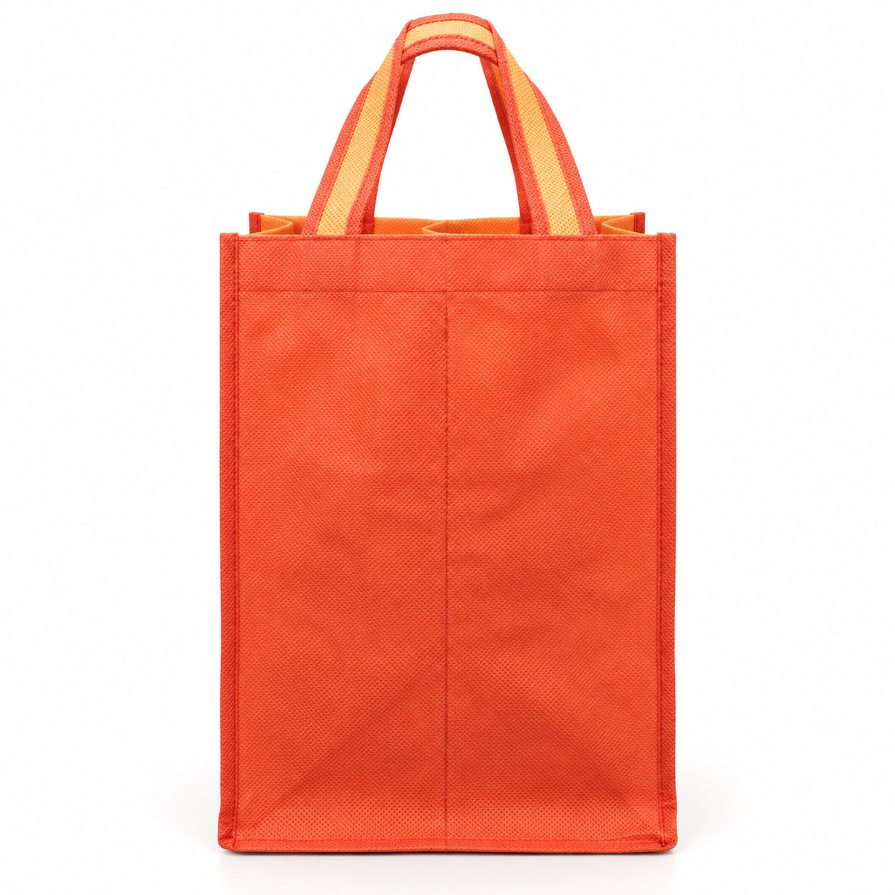 Plain orange gift set non-woven bag