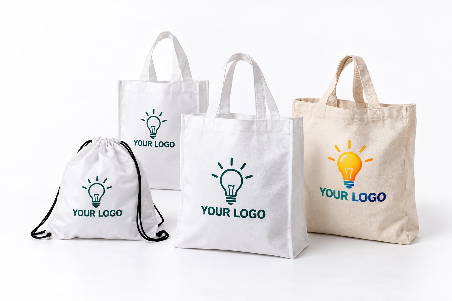 Beg non woven, kanvas dan serut cetak logo anda