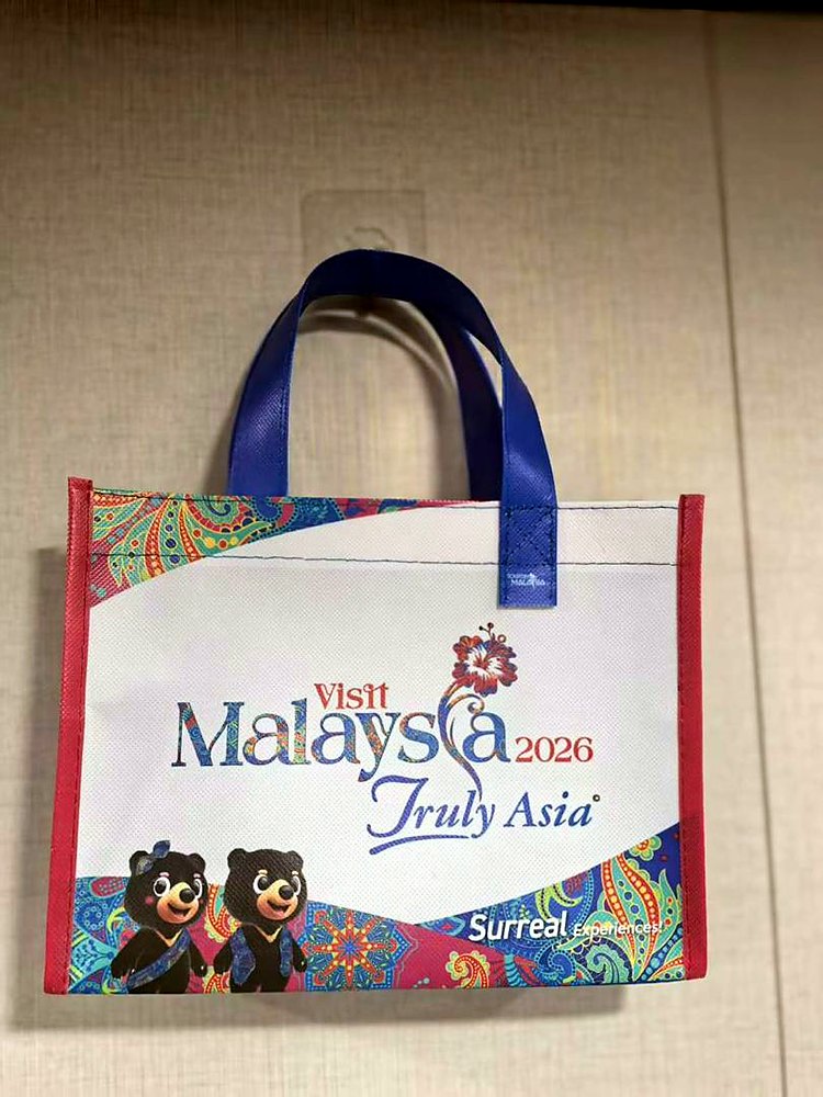 Custom printed bag for a client (visit malaysia tote)