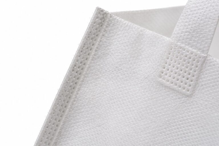 Close-up of a ultrasonic bag seam