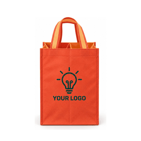 Gift Set Non Woven Bag with Compartment printed with your logo — 360° view